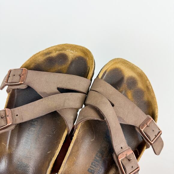 Birkenstock Yao Balance Sandals Brown Mocha - 38 (7-7.5 US) - Picture 3 of 8